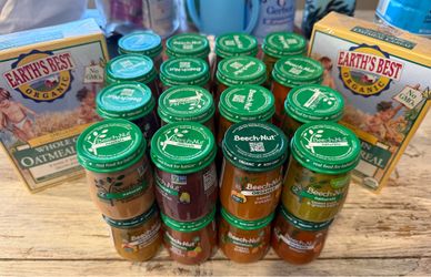 Beech-Nut Baby Food and Earths Best Oatmeal