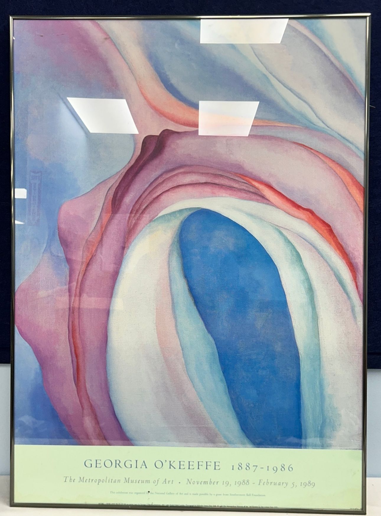 GEORGIA OKEEFE METROPOLITAN MUSEUM OF ART 1(contact info removed) FRAMED POSTER
