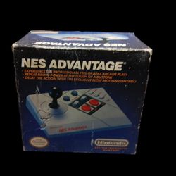 Nintendo NES Advantage Controller Complete In Box Brand New Arcade Gamer Style  Opened Box New In Box 