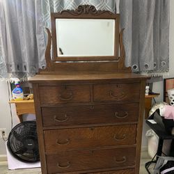 Antique Merriam, Hall & Co Dresser (As-Is) 