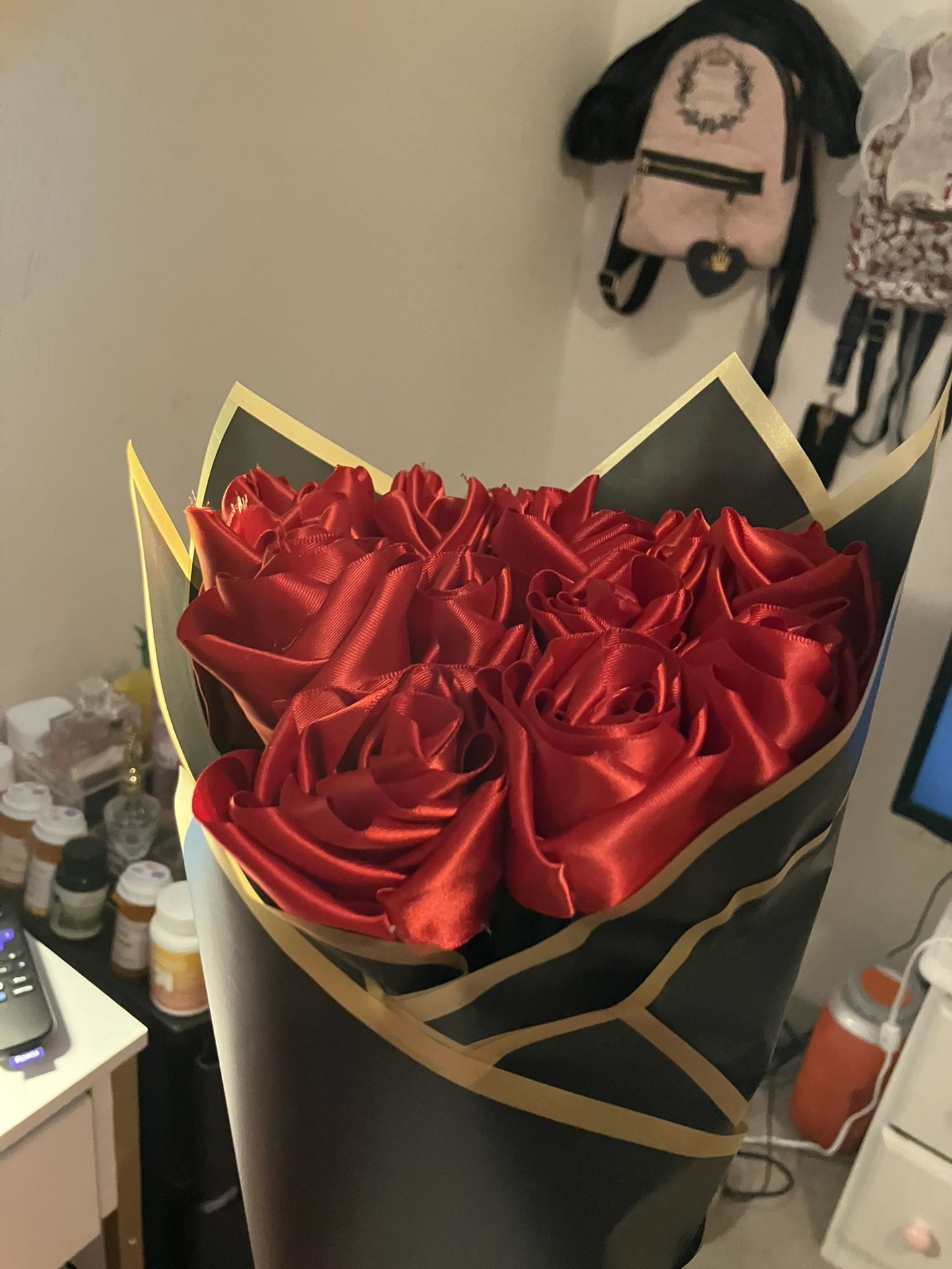 Homemade satin bouquets for all occasions