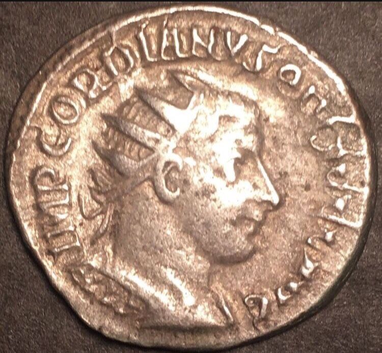 242-244AD Silver Antoninianus, Gordian III