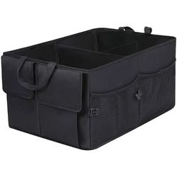 🚗 2 Dofover Car Trunk Organizer – Black – New