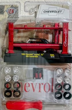 🔥 M2 Machines 1964 Chevy Impala SS 409 Convertible R85 – Limited + Lift + Wheels 🔥