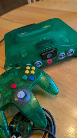 Nintendo 64 jungle green