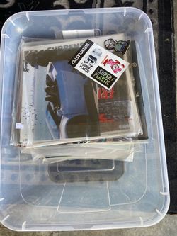 Mixed Lot of Vinyl Records with Stickers total 52