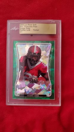 Ceedee Lamb pre production proof leaf 1/1