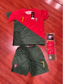 Brand new soccer jersey and socks