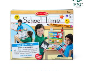 Melissa And Doug School Time Play Set