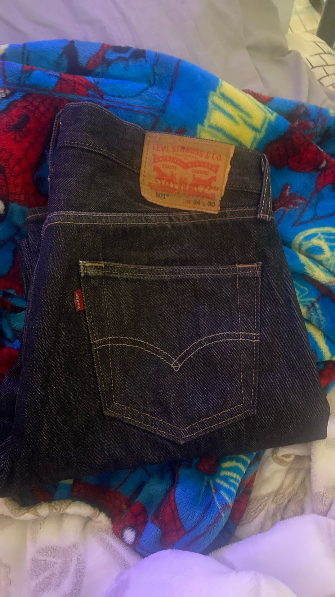 CHARCOAL 501 LEVIS (34x30)