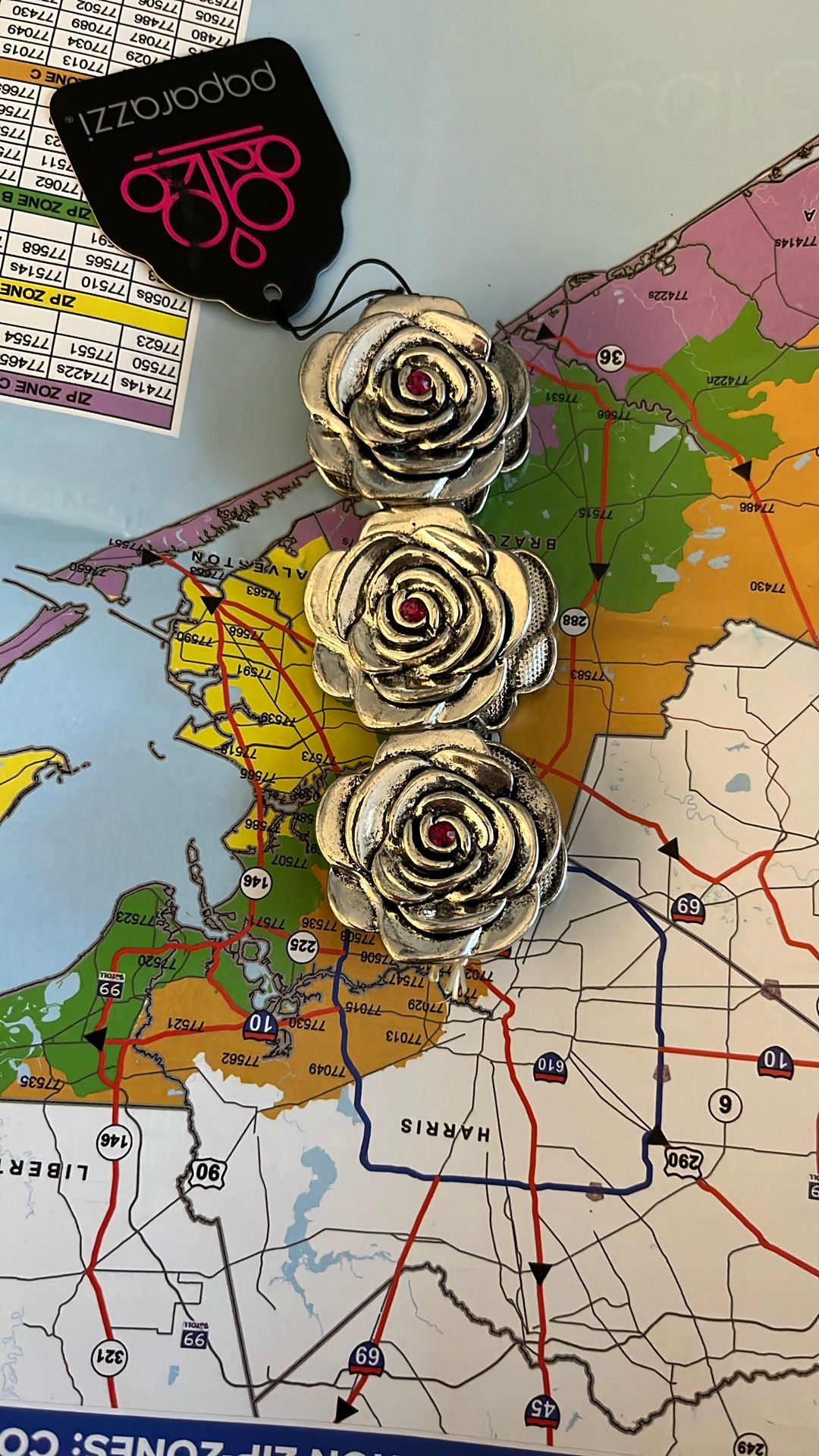 Vintage rose bracelet