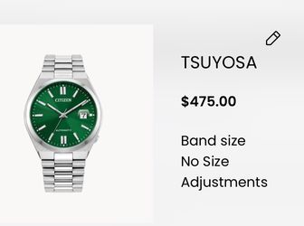 Citizen TSUYOSA Stingray Green