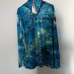 Long Sleeve Hooded Fishing Shirt