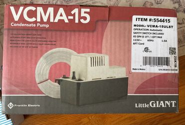 Little Giant 115-Volt Condensate Removal Pump - New