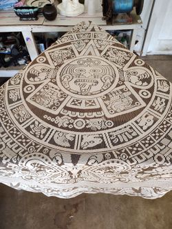 Azteca Round Table Cloth