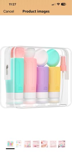 Travel Bottles or Containers Set for Toiletries (TSA Approved)