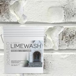 4 Gal. Bianco White Limewash Interior/Exterior Paint