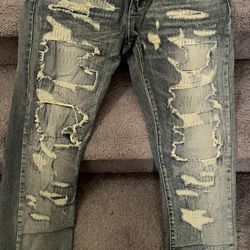 Blue Smoke Rise Denim