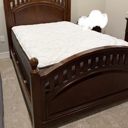 YOUTH FULL Poster Bed Frame/Box Spring/Mattress