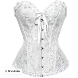 white corset (size: small) 