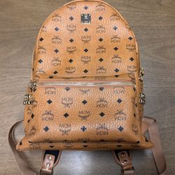 MCM STARK SIDE STUDS BACKPACK IN VISETOS For Sale!