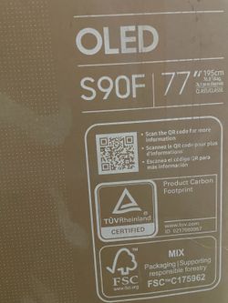 Samsung - 77” Class S90F Series OLED 4K UHD SamsungVision AI Smart Tizen TV