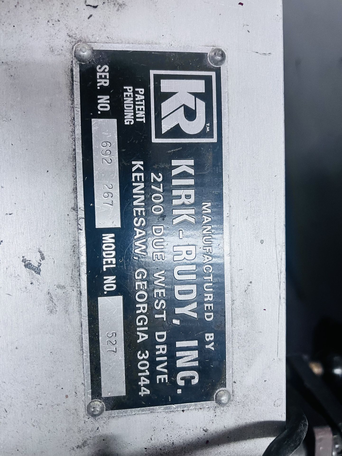 Kirk Rudy 527 Tabber Machine for Sale in Cty Of Cmmrce, CA - OfferUp