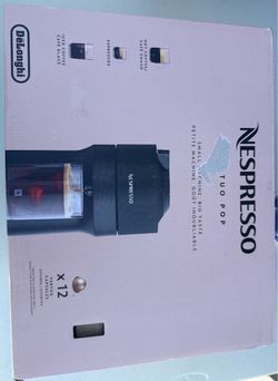 Nespresso Vertuo Pop Coffee and Espresso Maker by De'Longhi, Liquorice Black