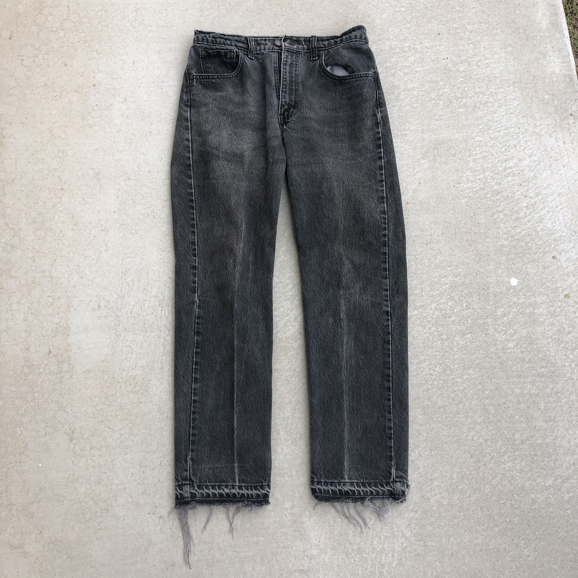 Vintage Black/Dark Gray 505 Levi’s