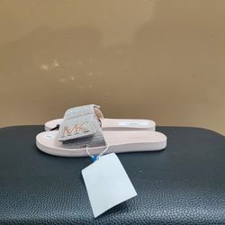 MK Logo Glitter Slides Size-6
