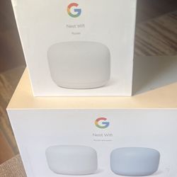 3 Google Mesh System W/ 3 Mounts