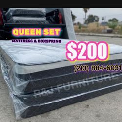 Queen Size Mattress And Boxspring 