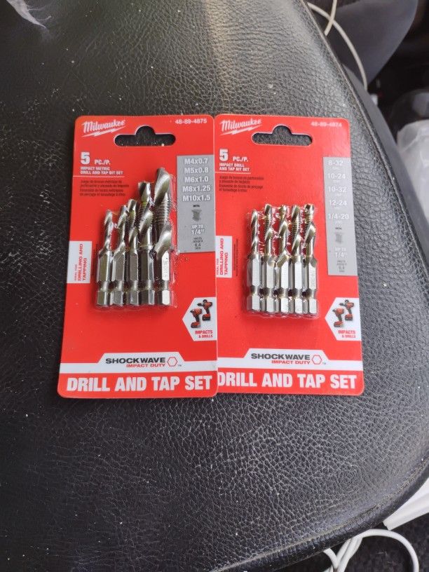 Drill N Tap Set 4 For 40