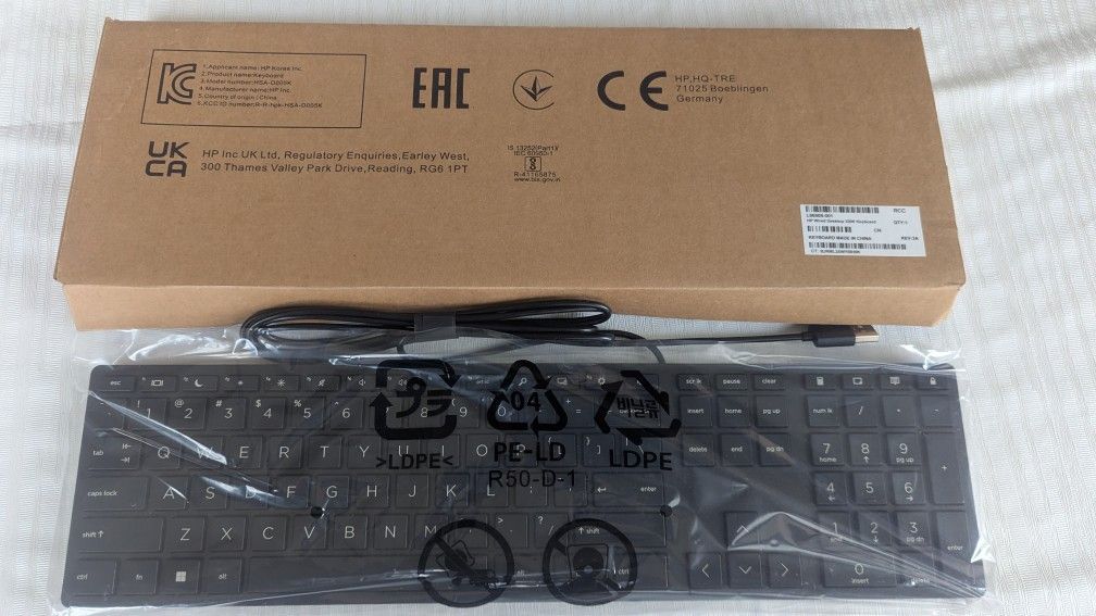 HP Wired Desktop Keyboard