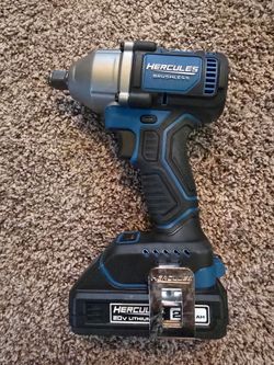Hercules Brushless 1/2" Impact Wrench and 2.5AH Battery