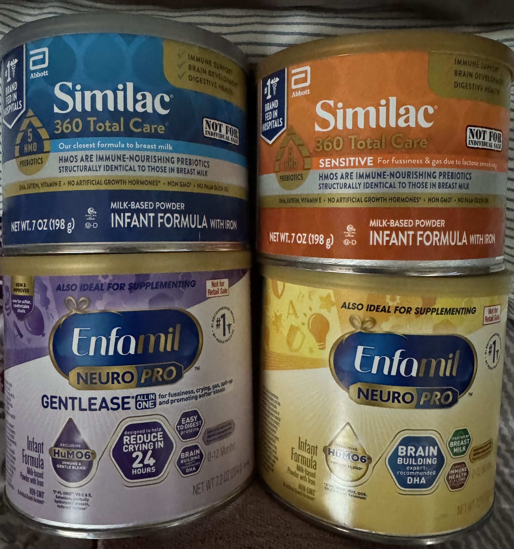 Unopened Powdered Infant Formula