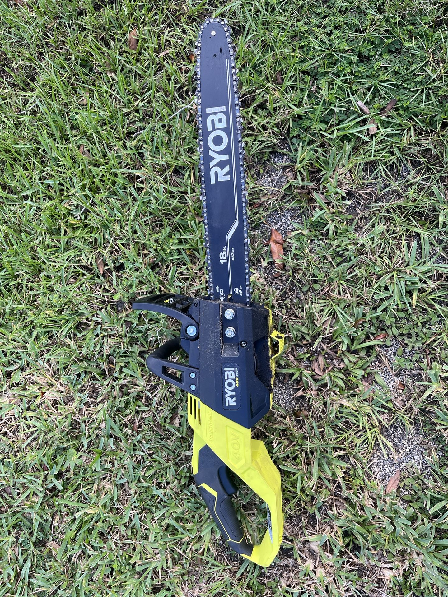 RYOBI 40V HP Brushless 18 in. Cordless Battery Powered Chainsaw