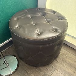 Brown Ottoman / Chair 