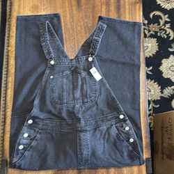 Women’s Old Navy Black Overalls Size 12 NEW