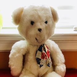  AMTOY LONGFELLOWS PLUSH TEDDY BEAR 22" 1980 STUFFED ANIMAL TOY