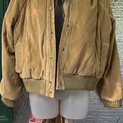 Vintage 1960s Bomber jacket fleece lining