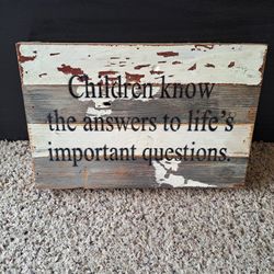 Rustic Wooden Family Sign
