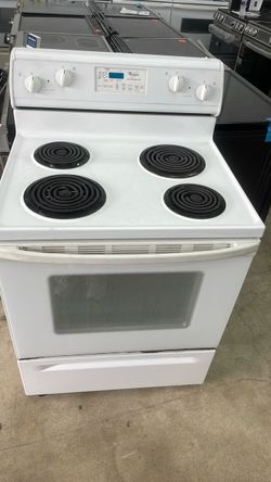 Whirlpool White Electric Coil Range