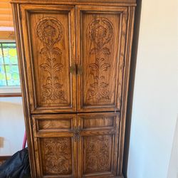 Armoire, sideboard, storage cubes, candles, books & more!