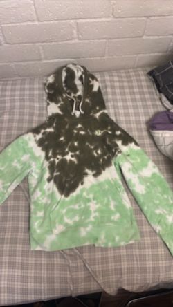 Green champion hoodie