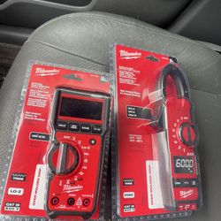 Milwaukee Digital Multimeter + Clamp Meter (New in Package)