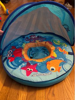 SwimSchool BabyBoat with Canopy 6-24 Months