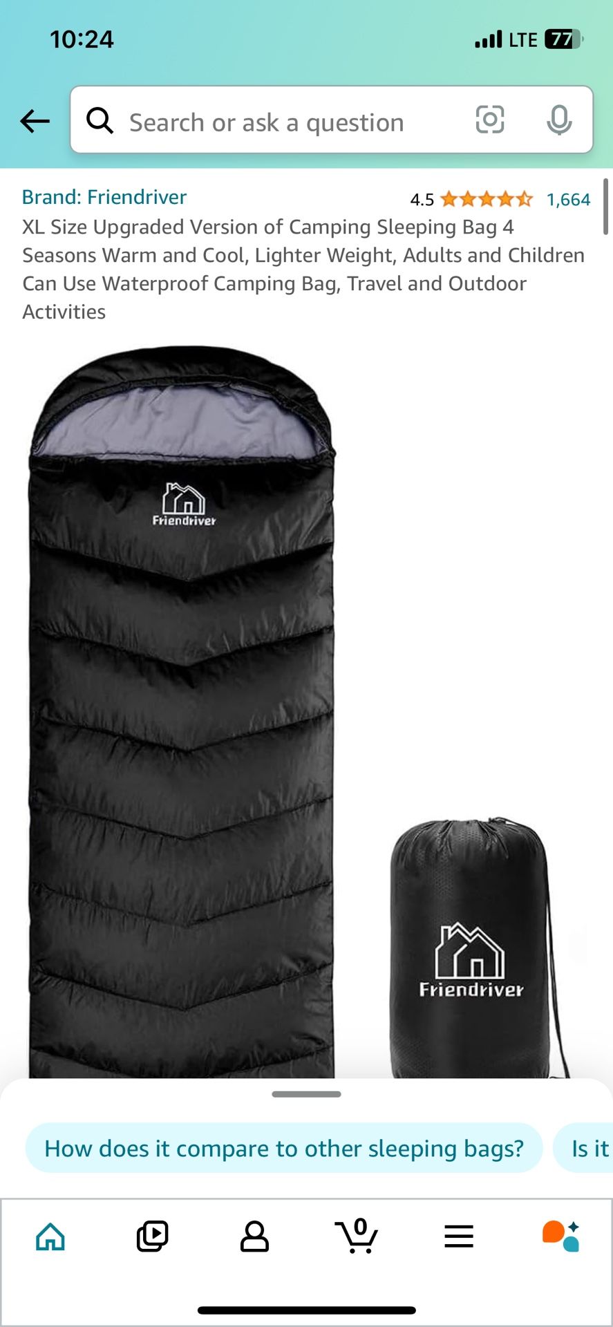 Sleeping Bag Extra Thick