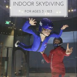 iFLY INDOOR SKYDIVING TIX **half off**