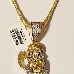 Santa Muerte Necklace